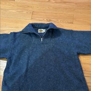 Men's Blue Half-Zip Jacket